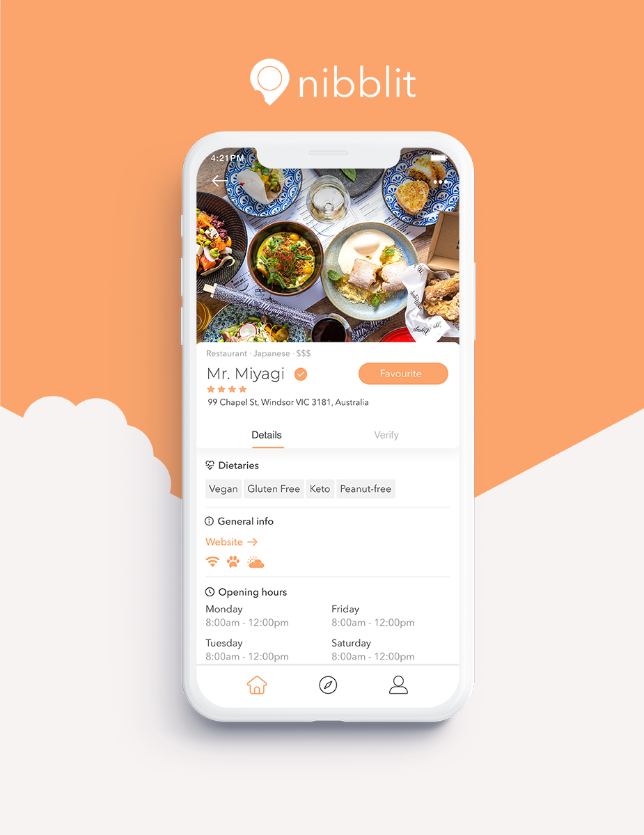 nibblitapp, mobile development